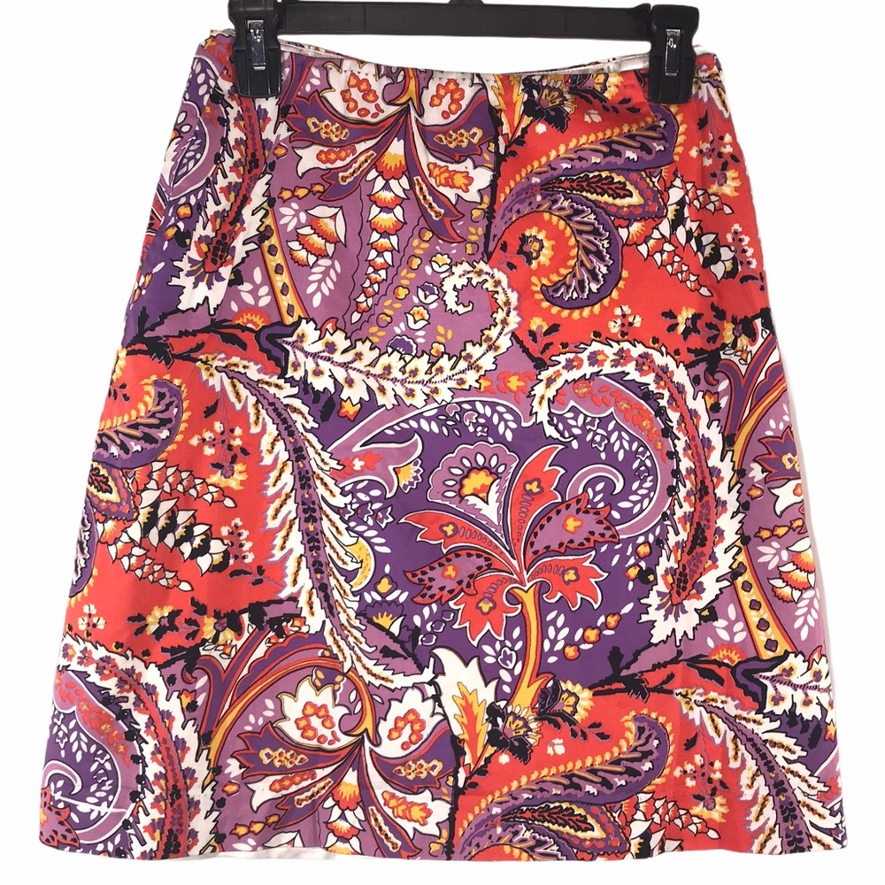 Tahari Pretty Mixed Print Skirt, Size 10